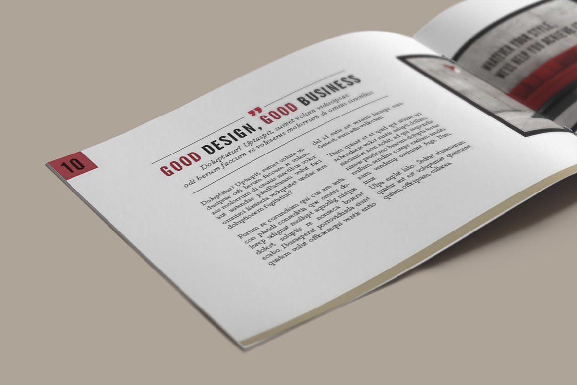 时尚家具产品设计目录画册设计模板 Furniture Brochure插图(8)