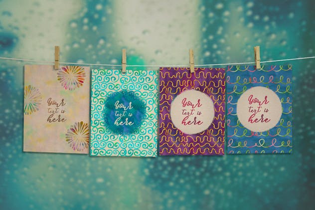 梦幻水彩设计套装 Watercolor Kit + Free Brushes插图(8)