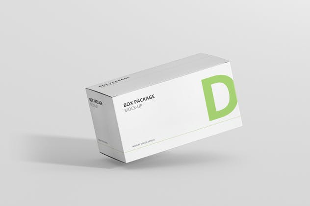 高品质宽矩形包装盒外观设计样机 Package Box Mock-Up – Wide Rectangle插图(2)