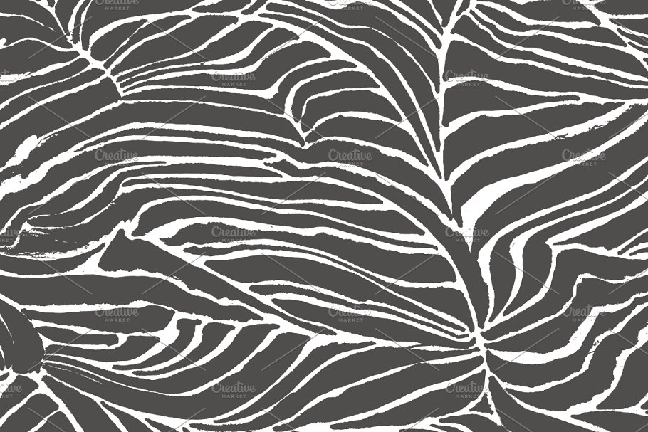 矢量手绘纹理/图案集合  Vector Hand Painted Patterns插图(3)