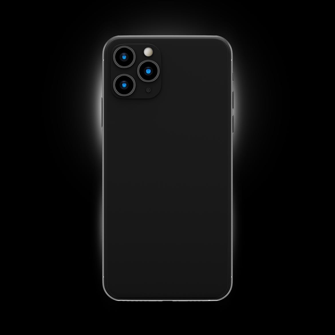 iPhone 11 Pro Max苹果旗舰手机素材库精选样机模板 Phone 11 PSD Mockups in Black插图(3)