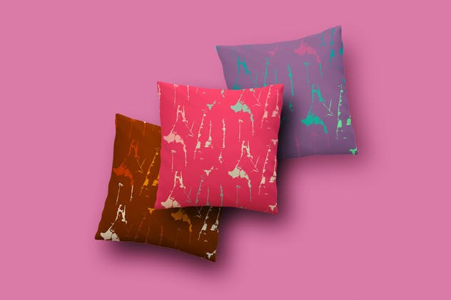 多彩邋遢但时尚印花纹理素材 Colorful Grunge Textures插图(2)