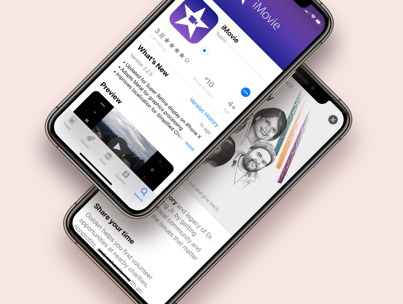 好用的全新 iPhone XS UI设计展示样机下载[PSD]插图(2)