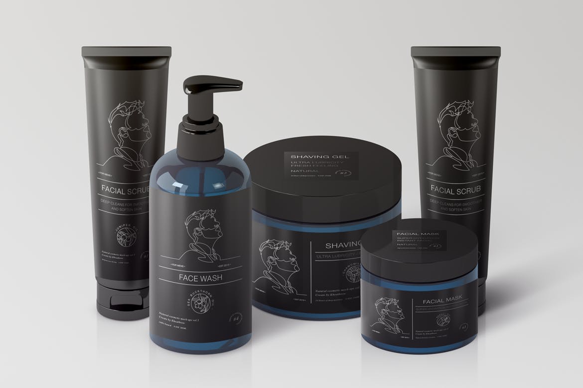 纯天然化妆品包装设计预览样机合集v5 Natural Cosmetic Packaging Mock-Ups Vol.5插图(12)