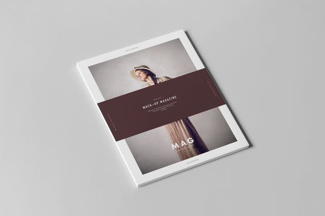 美国信纸规格杂志样机模板 US Letter Magazine Mock-up 3插图(3)