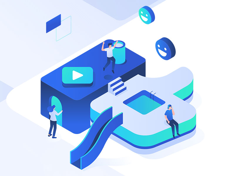 5 张社交媒体元素插画素材之家精选sketch素材