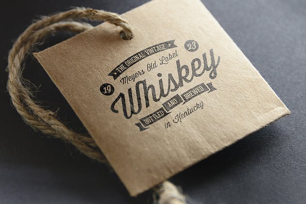 高档牛皮纸品牌Logo印刷效果展示样机 Logo Mock-Up / Exclusive Paper Edition 1插图(6)