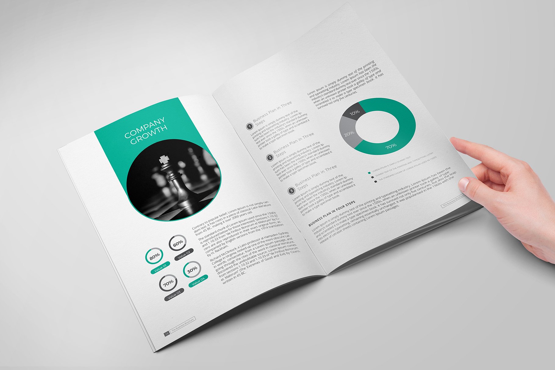 20页专业极简的企业画册模板下载[indd]插图(1)