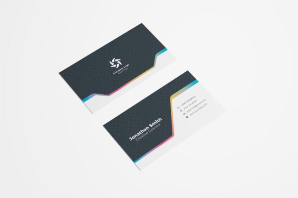 装潢设计公司素材库精选名片模板v40 Business Card Template.v40