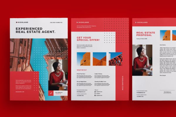 公司简介/业务宣传单设计模板 Corporate Flyer