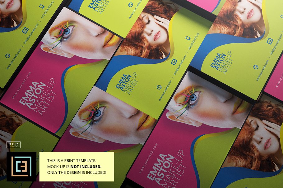 现代创意行业/企业名片设计模板素材 Modern Business Card 5插图