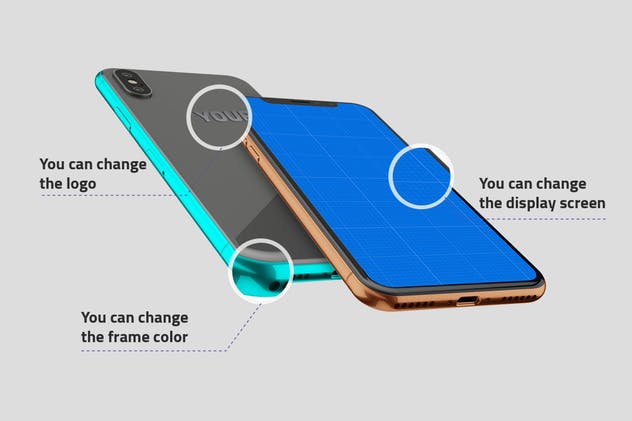 Apple移动设备样机套装 Apple Watch, iPhone X & iPad Mockup插图(8)