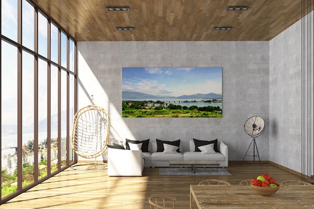 室内油画作品展示样机模板Vol.8 Picture Art Mockup [Vol 8]插图(1)