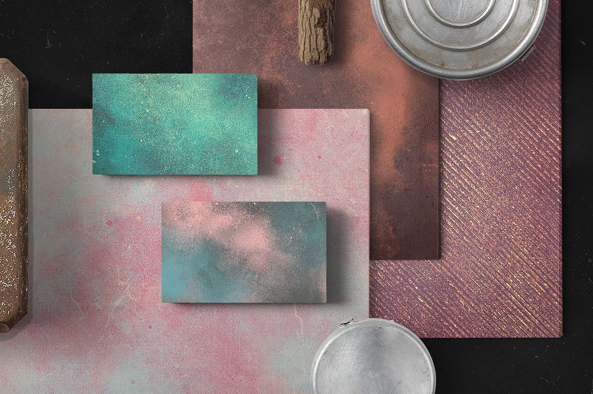 80款复古和金属纹理合集[1.65GB] 80 Vintage & Metallic Textures插图(6)