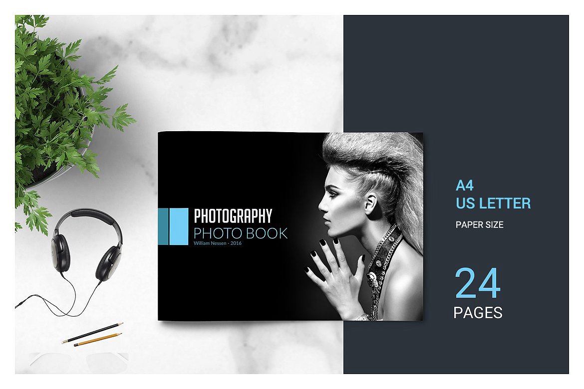 简约大图风格的专业的摄影主题杂志模板下载[indd]插图(21)