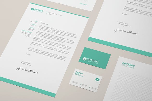 企业品牌办公文具等距样机模板 Branding / Identity Mock-up插图(5)