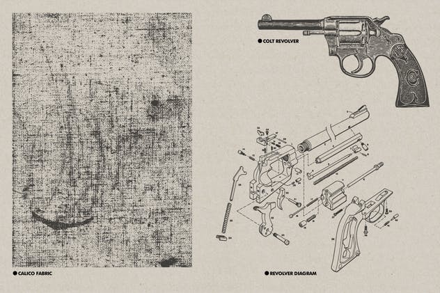 30个复古怀旧风格纹理素材包 Vintage Textures Pack插图(8)