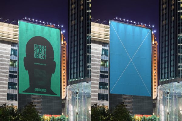 城市海报广告牌设计效果图预览样机素材库精选模板#9 Urban Poster / Billboard Mock-up – Huge Edition #9