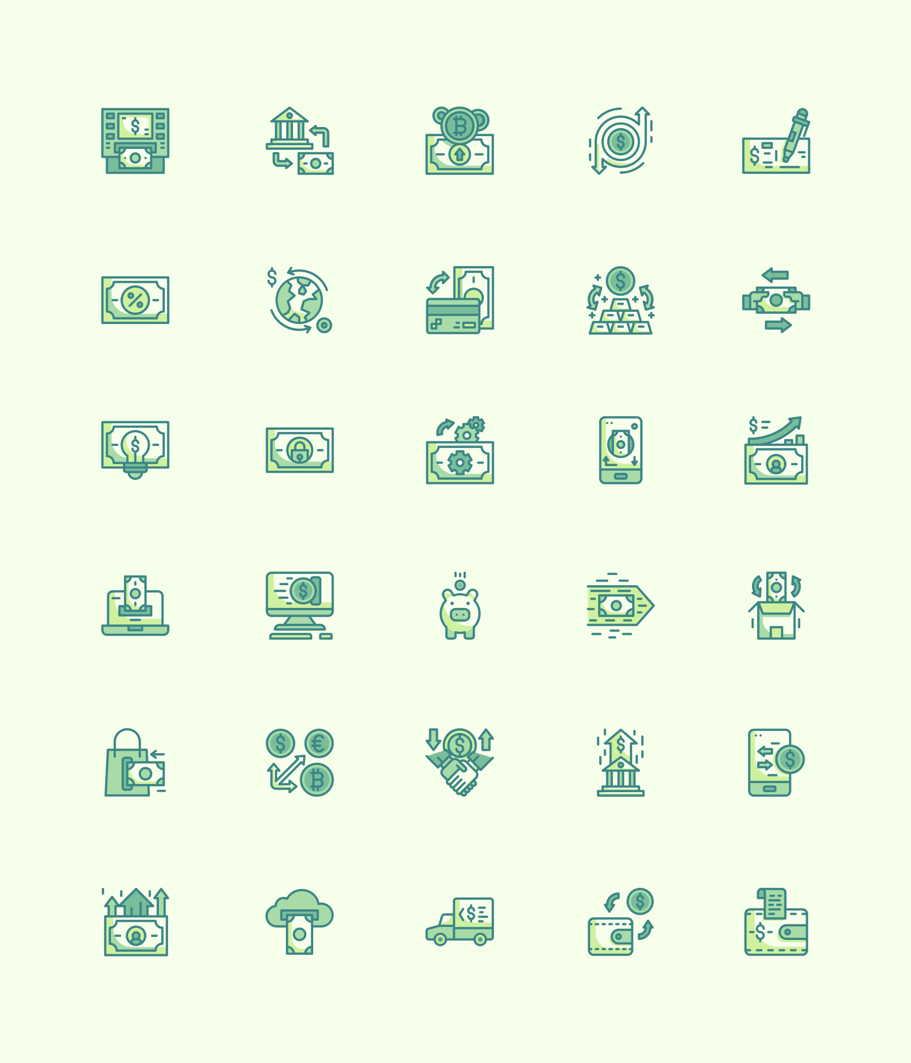 30 枚货币兑换元素图标