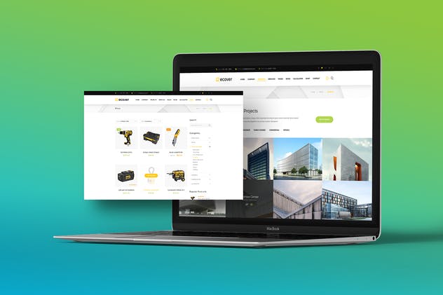 建筑服务公司官网PSD模板 Recover PSD Template插图(5)