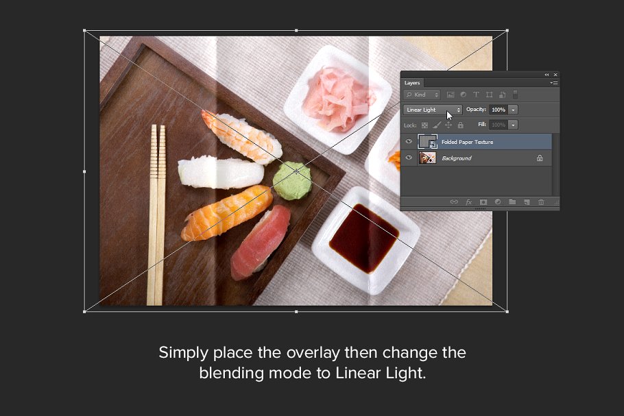 24款折叠纸覆盖叠层图案纹理 24 Folded Paper Overlays插图(2)