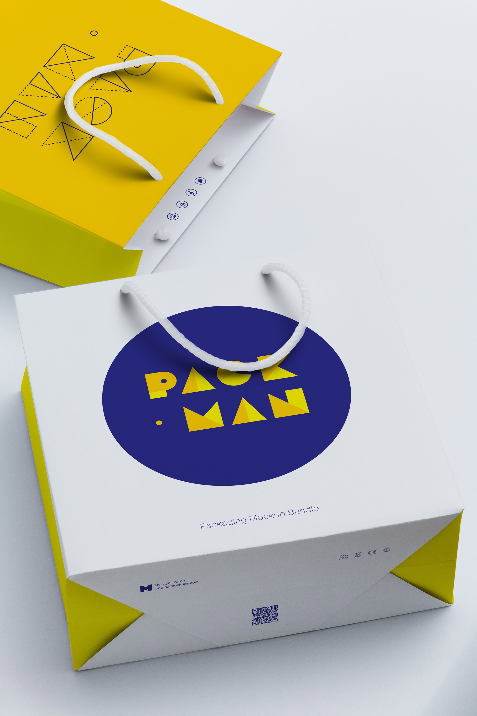 购物袋设计制作效果图样机08 Shopping Bag Mockup 08插图(3)