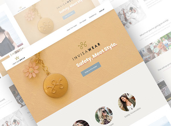 产品展示网页模板 Landing Page Template For Products