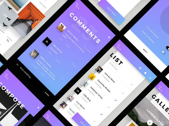 Relate 界面包素材之家精选sketch素材