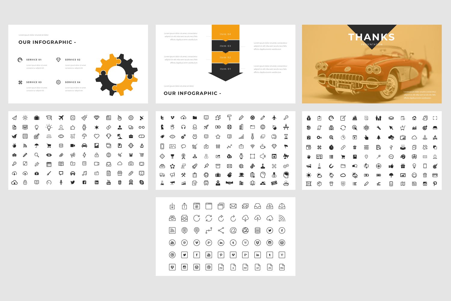 汽车介绍/汽车文化/汽车销售主题PPT幻灯片模板 Lantern – Car Dealership PowerPoint Template插图(4)