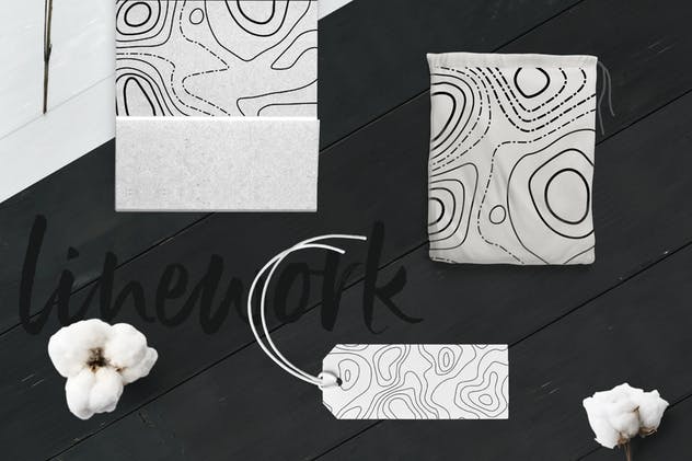 地形图形背景纹理 Topographic Maps Patterns插图(8)