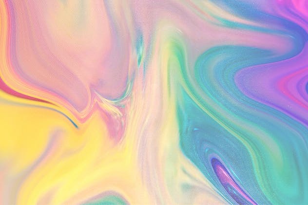11款抽象混合颜料流体艺术纹理设计素材 11 Liquid Textures插图(1)