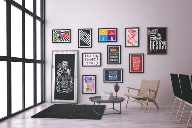 摄影艺术作品墙样机Vol.2 Picture Art Mockup [Vol 2]插图(6)