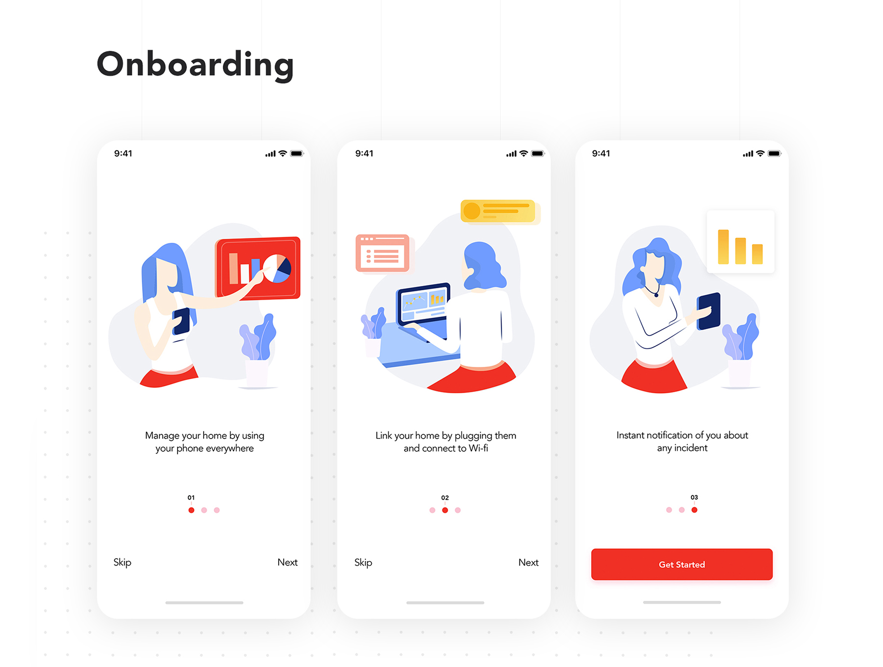 素材库下午茶：完美的IOT物联网（万物互联）智能居家类APP UI KIT 套装下载[Sketch,fig,XD]插图(2)