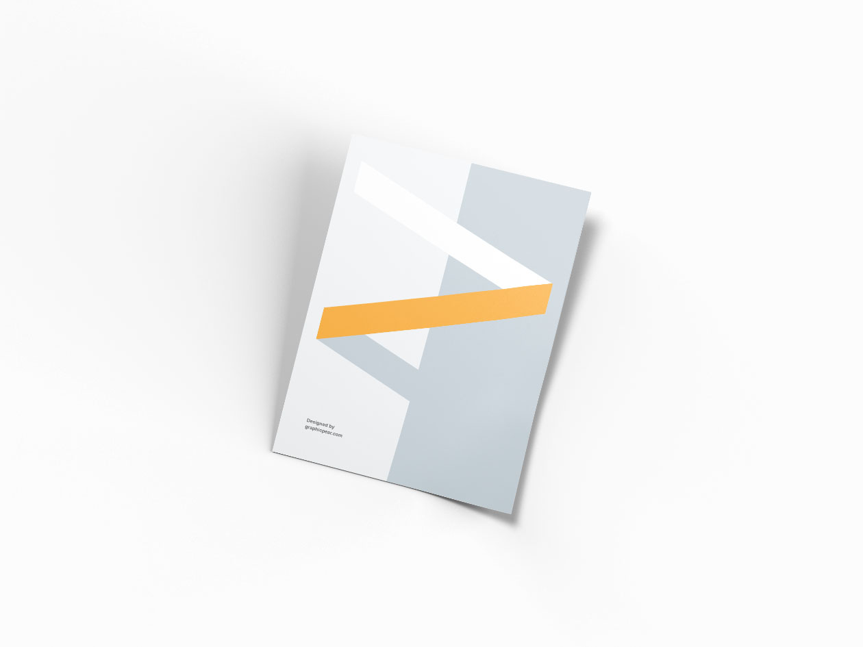 A4尺寸信纸设计效果预览样机 A4 Paper Mockup插图(2)