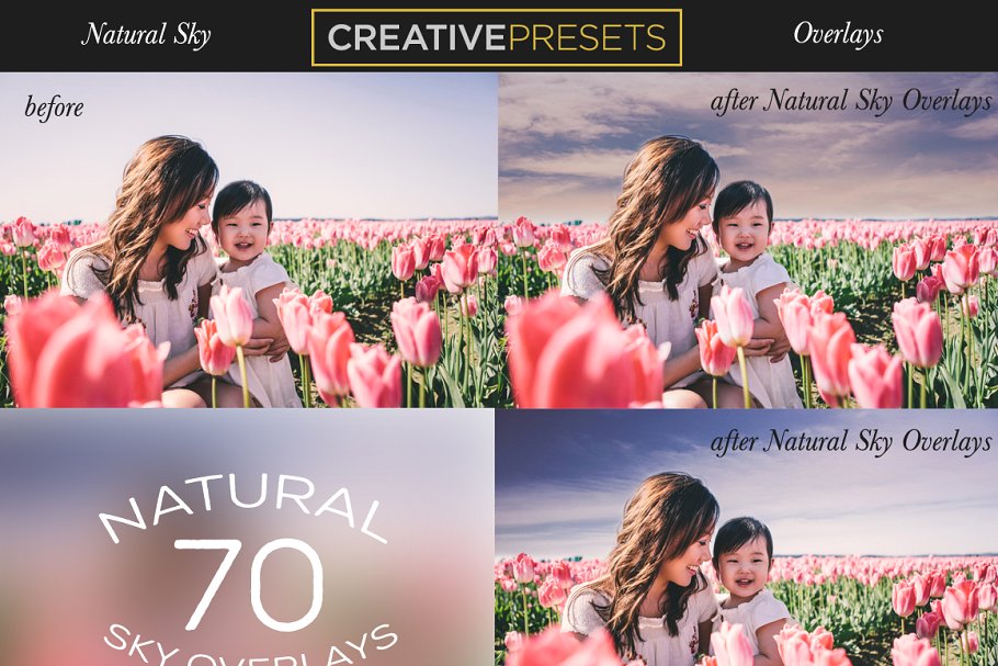 70种自然天空叠层背景 Perfect Sky Overlays插图(3)