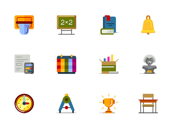 80 枚校园时光图标素材之家精选sketch素材