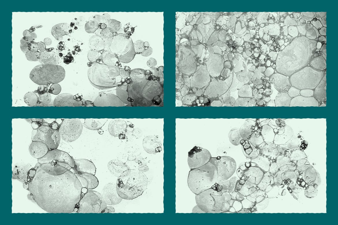 16款气泡纹理矢量背景素材 Bubble Texture Pack Background插图(4)