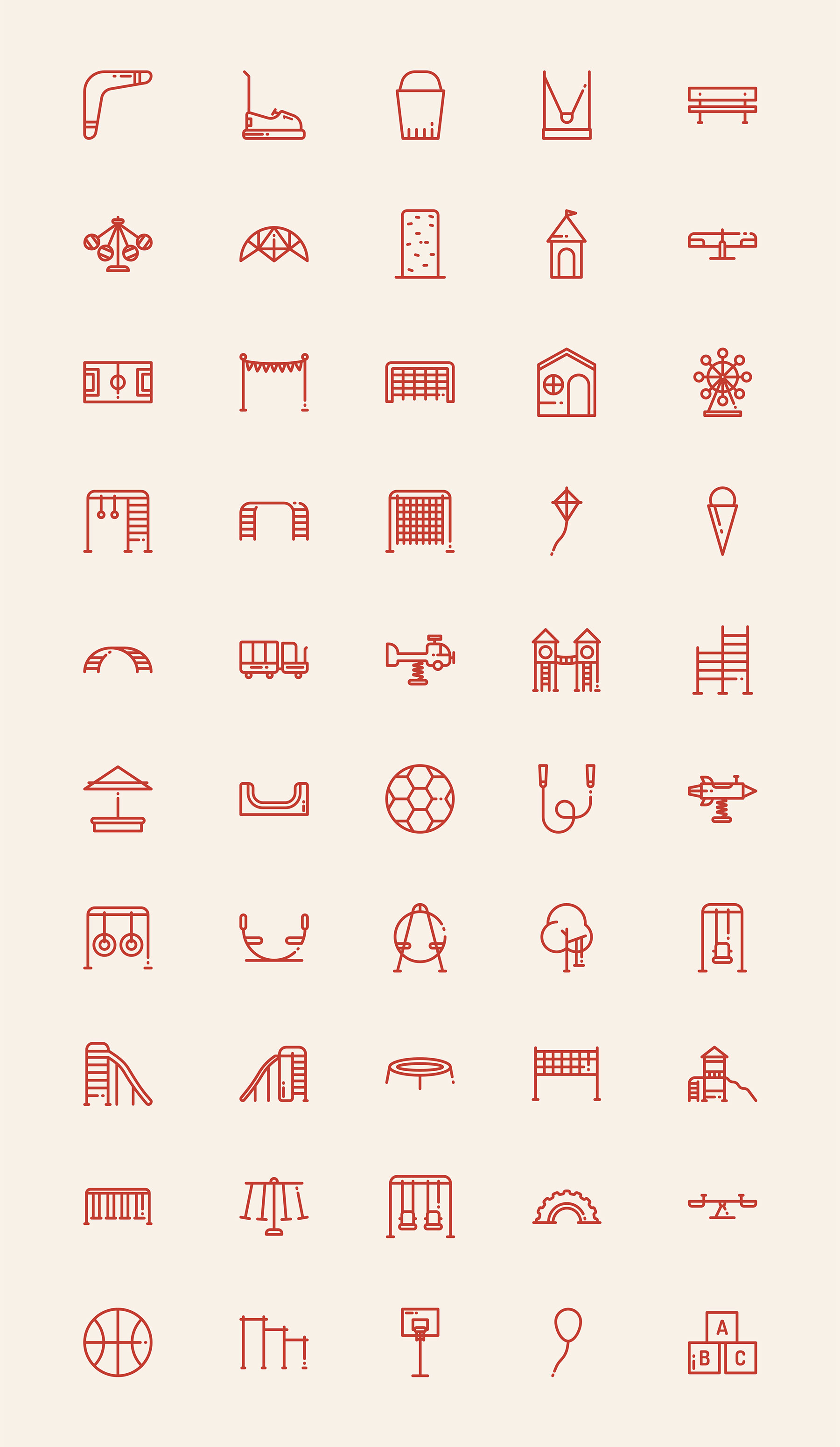 50 枚操场元素图标