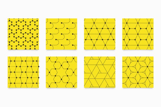 100种风格外观包装设计线条图案纹理 Line Patterns插图(9)