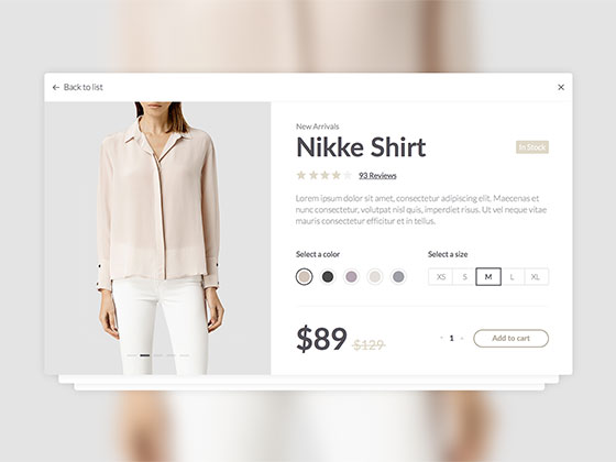 Product Card UI素材之家精选sketch素材