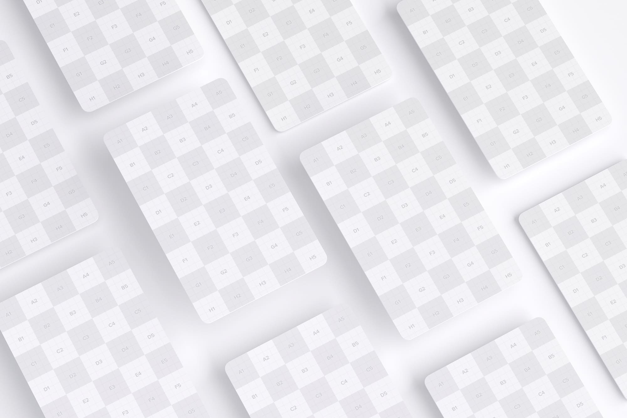 礼品积分卡卡片设计效果图等距样机模板09 Gift Card Mockup 09插图(2)