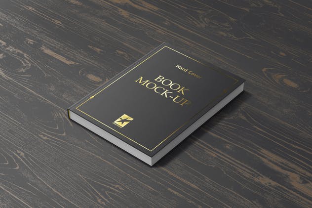 高端精装图书版式设计样机素材库精选模板v1 Hardcover Book Mock-Ups Vol.1插图(5)