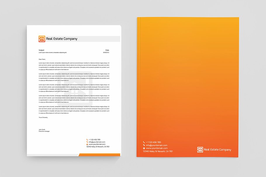 房地产企业品牌形像设计模板 Real Estate Corporate Identity插图(4)