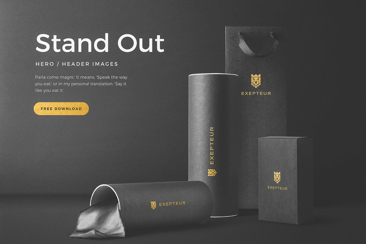 高雅黑包装盒子样机v3 Box Packaging Mockups Vol. 3插图