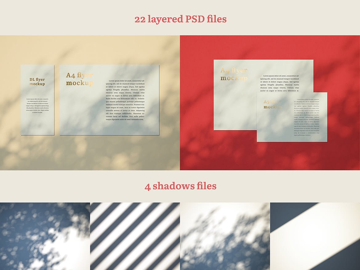 品牌VI设计系统办公用品印刷品套件样机 Stationary Mockup — Set 1插图(1)