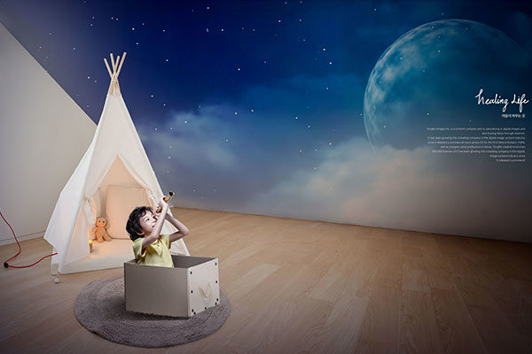 宇宙星空探索主题创意海报设计素材