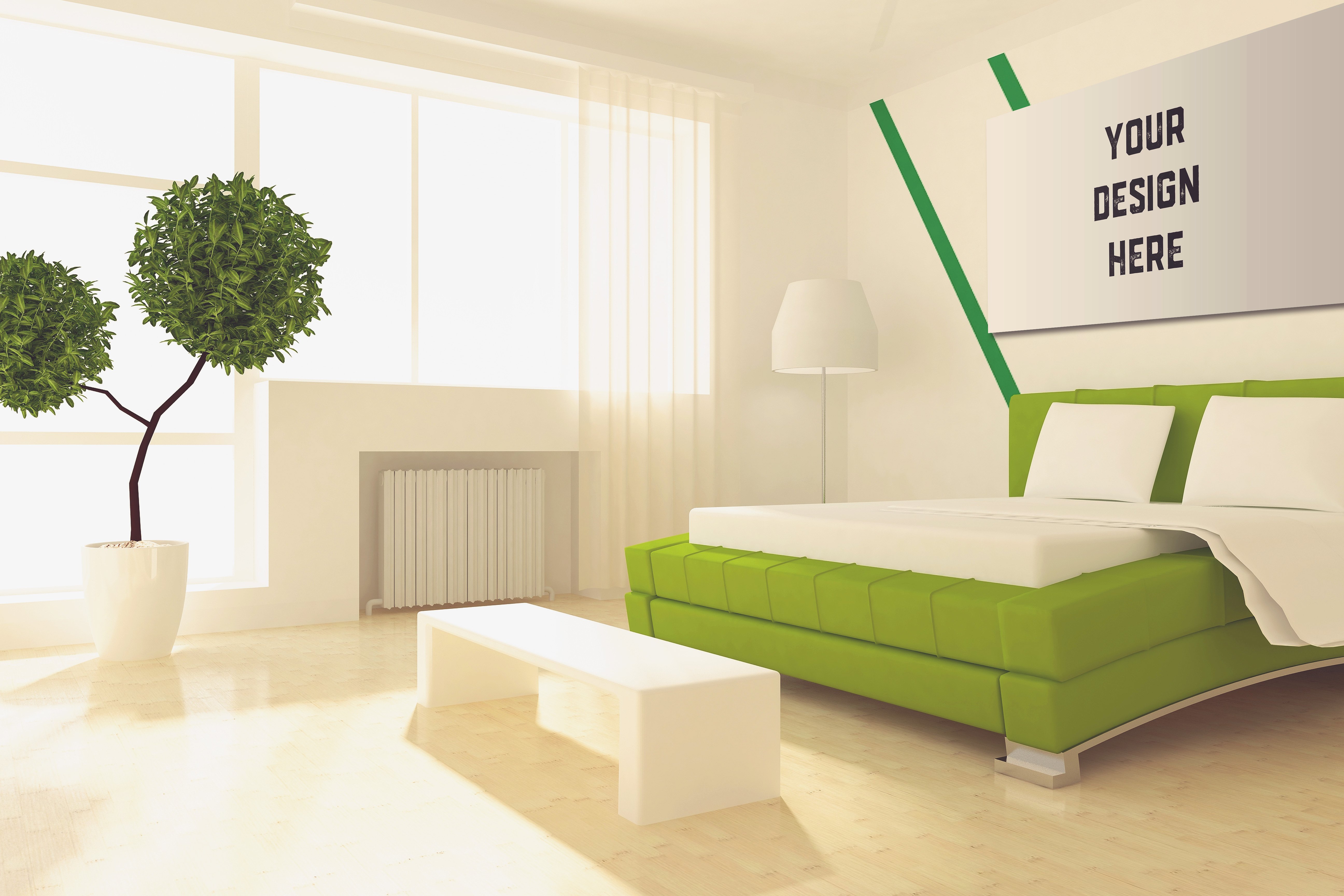 易编辑的墙上画框MOCKUPS模型包插图(8)