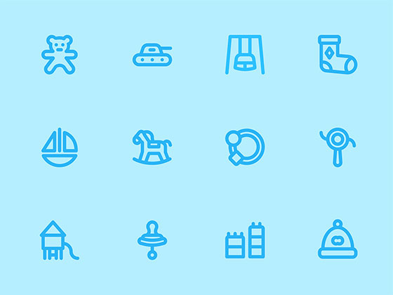 50 枚宝宝元素图标素材之家精选sketch素材