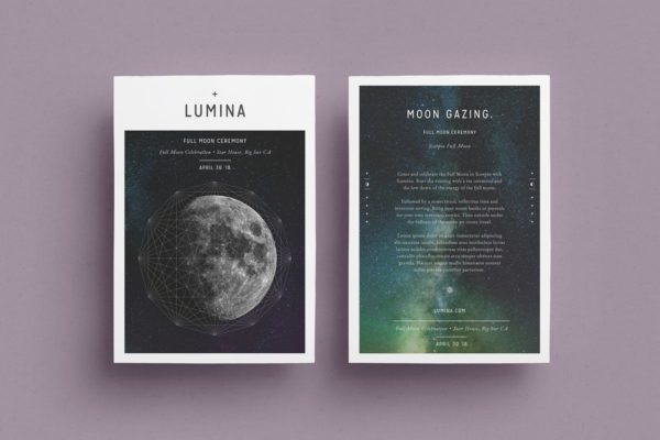 现代朴素设计风格多用途传单设计模板 LUMINA Flyer Template