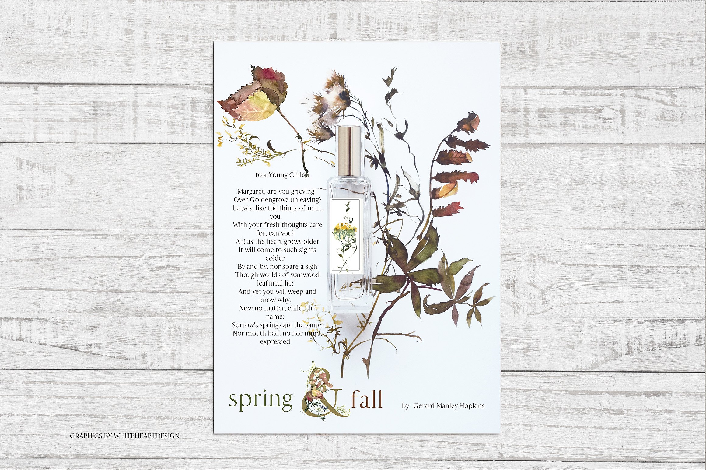 辛辣植物&花卉水彩剪贴画 Spicy Fall Watercolor Leaves Clipart插图(13)